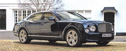 Wird versteigert: Bentley Mulsanne, Baujahr 2013, der zum königlichen Fuhrpark gehörte. Foto H&H CLASSICS