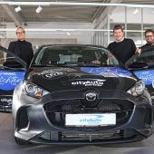 Wo der Mazda wohl diesmal hinfährt?