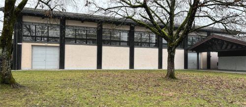 50 Jahre hat die Hartseehalle auf dem Buckel. Eine Sanierung ist dringend notwendig. Foto hinMüller