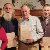 Bernauer Blumenfreunde ehren treue Mitglieder