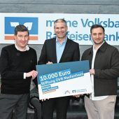 10.000 Euro von der meine Volksbank Raiffeisenbank