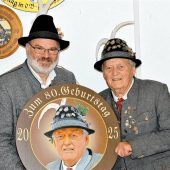 Zum 80. Geburtstagsscheibe ausgeschossen