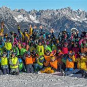 Kinderskikursdes Ski-Clubs Au