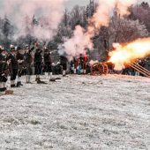 Ein Salut für das Christkindl