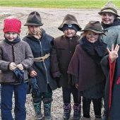 Klöpfelkinder in Frasdorf unterwegs