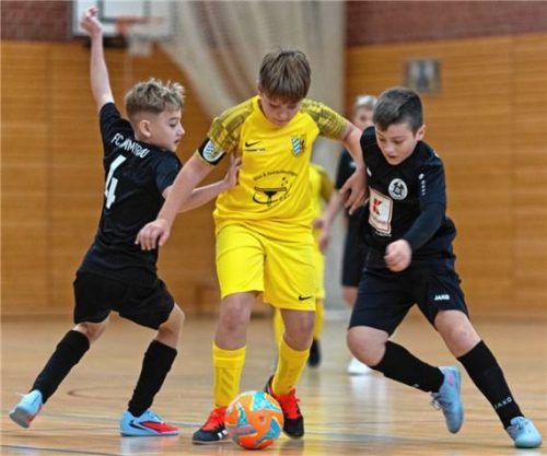 Auch bei den E-Junioren geht es in der Hallen-Kreismeisterschaft weiter.Foto Hans-Joachim Bittner
