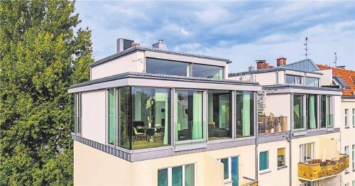 Beste Aussichten für neuen Wohnraum – durch Aufstocken. Foto Baufritz/Thomas Rosenthal