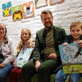 Zwei Hauptgewinner der Bücherrallye