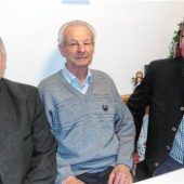 Jubilar empfängt seine Gäste persönlich an der Tür
