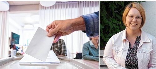 Claudia Einberger ist in Wasserburg Chefin der Wahlurnen. Fotos dpa; Leitner