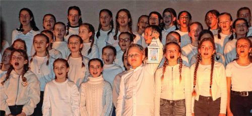Das Friedenslicht in Bad Aibling. Fotos Stache