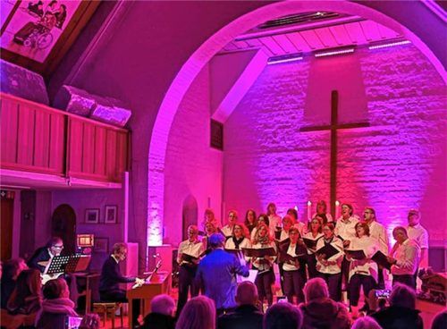 Das Konzert des Audorfer Chors in der Erlöserkirche war ein voller Erfolg. Foto re