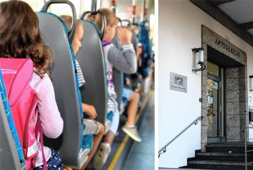 Der Angeklagte, dem vorgeworfen wird, ein Mädchen in einem Bus sexuell missbraucht zu haben, wurde nun vor dem Amtsgericht Rosenheim verurteilt (Symbolbild). Fotos dpa/Bettinger
