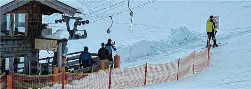 Der große Tellerlift konnte bereits in Betrieb genommen werden. Foto Wegscheider