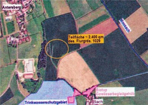 Der Lageplan des Vorhabens. Foto Stache