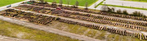 Der Submissionsplatz aus der Vogelperspektive.Foto eBayerische Staatsforsten.