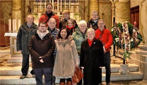 Die Delegation aus Neumarkt-St. Veit bei ihrem Besuch in der Partnerstadt Caneva. Dort wurde gleich zum 25-jährigen Bestehen der Partnerschaft im kommenden Jahr eingeladen. Foto re