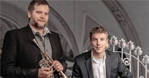 Die Emporenstürmer: Korbinian Weber (links) undJohannes Berger. Foto re