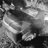 Nach Unfall Auto zurückgelassen