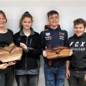 Werkstücke mit regionalen Bergmotiven