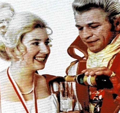 Die Tollitäten des Jahres 1975: Inthronisiert wurden Mucki I. und Toni I., im bürgerlichen Leben Raimunda Kudla und Toni Ernst. Foto Faschingsgilde