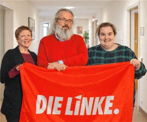 Die Top-Kandidaten der „Linken“: (von links) Trudi Klapfenberger-Öttl, Denis Holl und Fiona Carol Sampson.