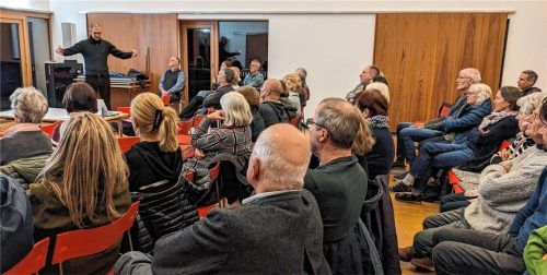 Dr. Thomas Brei informierte im Rahmen seiner Arbeit als Missionsarzt und Seelsorger über den Klinikalltag in Tansania. Foto Förderverein