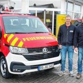 Neuer Mannschaftstransporter stärkt Gollenshausener Feuerwehr
