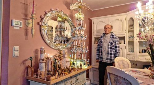 Fünf Jahre hat er daran gebaut: Ludwig Szabo bedeutet das Handwerk sehr viel. Foto Sophie Mischner