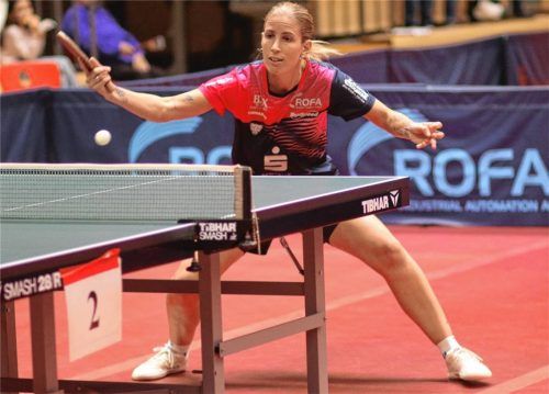 Für die Begegnung mit dem TTC Weinheim ist erstmals Kristin Lang in dieser Saison eingeplant.Foto Gerhard Erlich