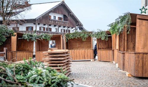 In Schockstarre: Die Dorfgemeinschaft sagte den Christkindlmarkt unmittelbar nach dem Unglück ab.Foto Max Kalup