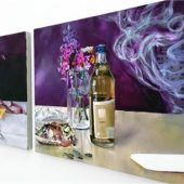 Streetart-Künstler stellen drinnen aus