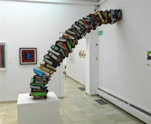 Jahresrückblick Stadtgalerie 2025 - Blick in die Jahresausstellung des Kunstvereins. Foto friedrich