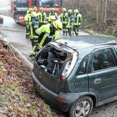 Mit Auto überschlagen