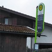 Erste digitale Haltestelle im Ortsteil Pang in Betrieb genommen