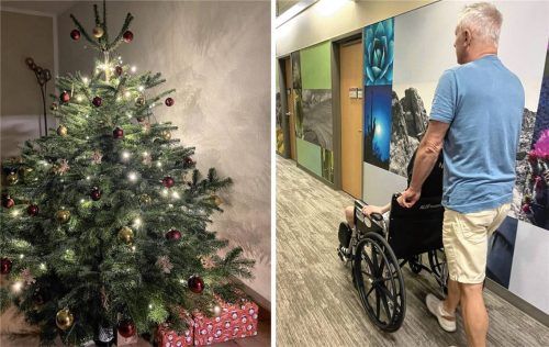 Noch vor Kurzem war er noch in der Mayo Clinic in Arizona: David Hüttl kann Weihnachten aber zu Hause bei seiner Familie verbringen. © privat