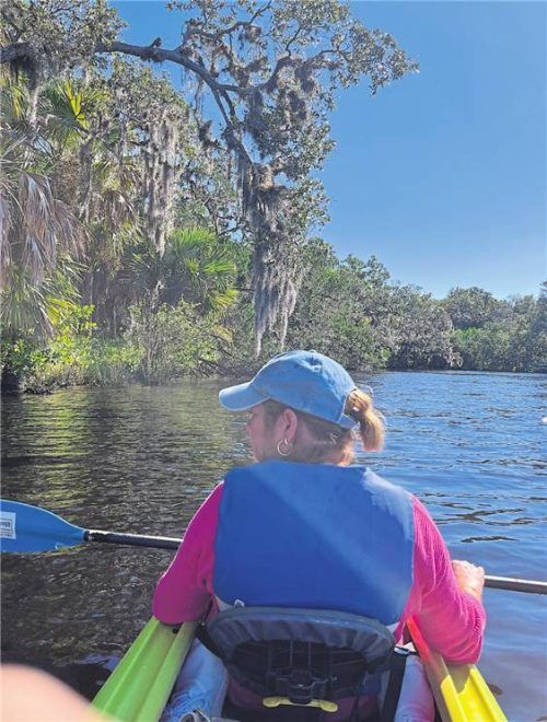 Paddeln durch den Tomoka State Park: Eine Kajak-Tour ist ein unvergessliches Erlebnis.
