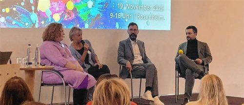 Podiumsdiskussion mit Professor Dr. André Zimpel (Zweiter von rechts).Foto Kumberger