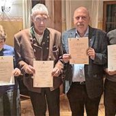 Johannes Rott für 65 Jahre Kolping-Mitgliedschaft geehrt