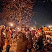 Fackelwanderung in Götting