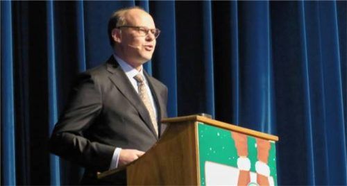 Salus-Geschäftsführer Dr. Florian Block verspricht: „Wir machen weiter unsere Hausaufgaben.“Foto Baumann