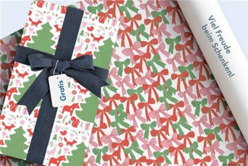 Schönes Geschenkpapier ist ab dem 8. Dezember in allen Geschäftsstellen der OVB-Heimatzeitungen gratis erhältlich.