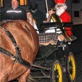 Nikolaus in der Kutsche