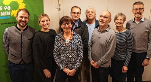 Sie treten für Bündnis 90/Die Grünen bei der Gemeinderatswahl in Kraiburg an. Foto meling