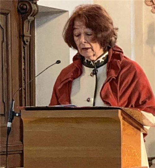 Ulrike Zöller gab Auskunft über Weihnachten während des Zweiten Weltkriegs. Fotos Fuchs