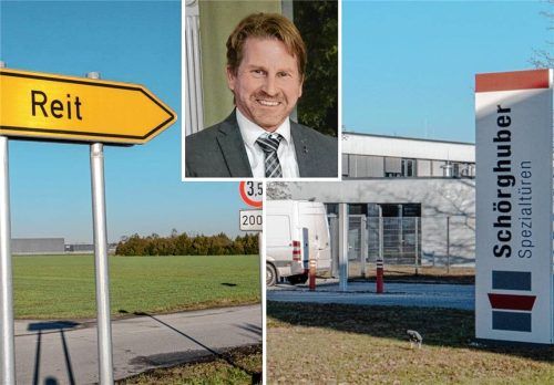 Während andere Unternehmen Stellen abbauen wollen, hat Ampfings Bürgermeister Josef Grundner Grund zur Freude: In Reit möchte Atoma-Multipond auf sieben Hektar ein neues Werk errichten und die Firma Schörghuber möchte im Ort Grund für eine Erweiterung kaufen.Fotos  Eschenfelder; Stettner