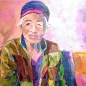 Christa Tauser widmet sich der Kraft der grünen Farbe