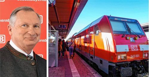 Wilhelm Mack, Vorstand des Kundenbeirats der Südostbayernbahn, sieht die Betriebsqualität auf der Strecke seit Längerem kritisch. „Alles, was baureif ist, muss auch umgehend gebaut werden!“, fordert er. Fotos dpa/Enzinger
