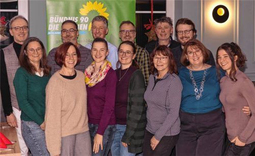 Wollen Ampfing „klimafit“ machen: die Kandidaten der „Offenen Grünen Liste“ für Ampfing. Foto  Stettner