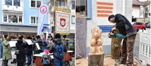 Zum kreativen Adventssamstag lud das Esbaumviertel ein.Fotos  Schlecker